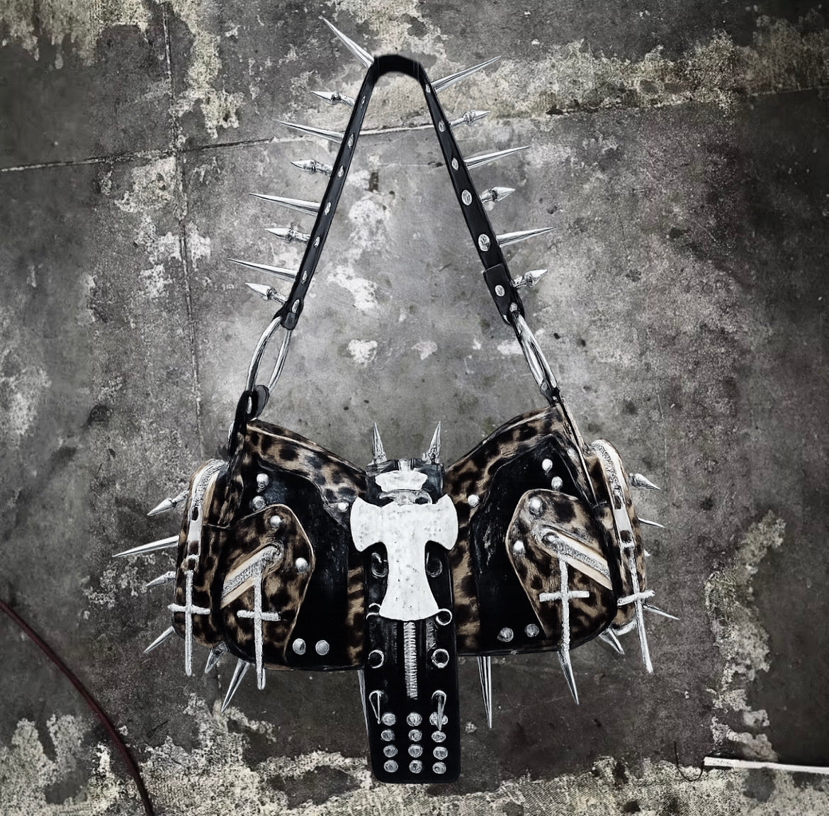 The Safari Spiked Bag