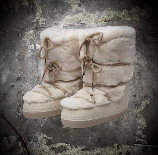The Takeover Fur Boots