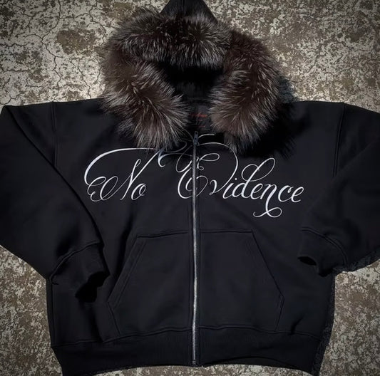 The No Evidence Fur Hood Jacket
