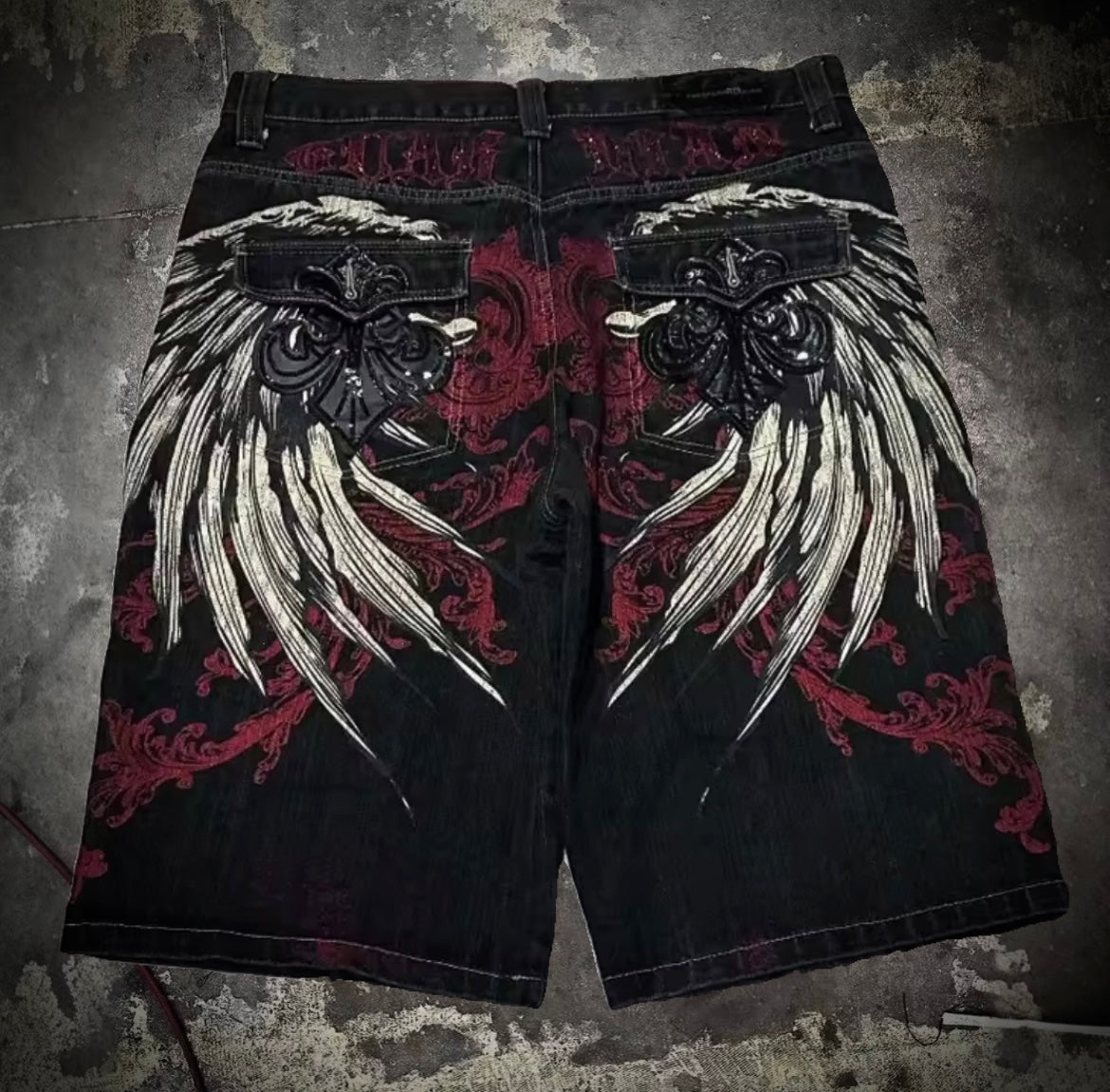 The Fallen Angel Oversized Jorts