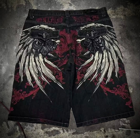 The Fallen Angel Oversized Jorts