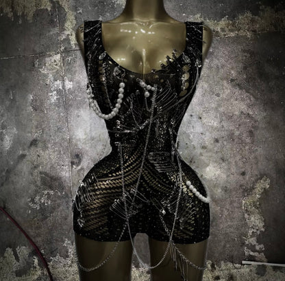 The Celestial Mesh Bodysuit