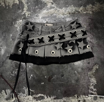 The Star-girl Denim Skirt