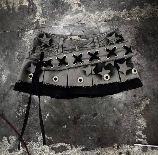 The Star-girl Denim Skirt