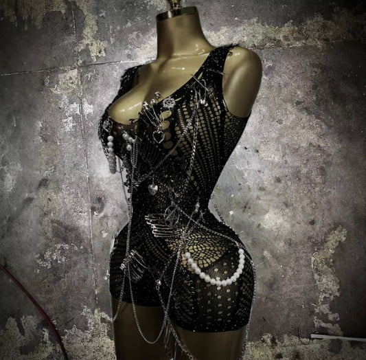 The Celestial Mesh Bodysuit