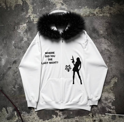 The Takeover Fur Hood Jacket