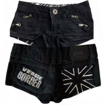 The Verge Border Mini Shorts