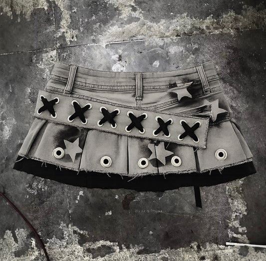 The Star-girl Denim Skirt