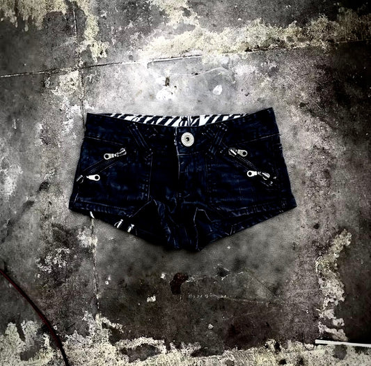 The Verge Border Mini Shorts