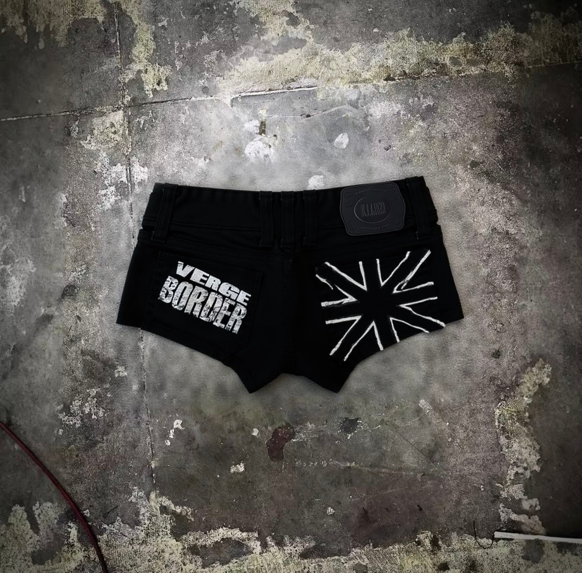 The Verge Border Mini Shorts