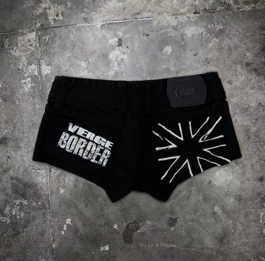 The Verge Border Mini Shorts