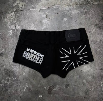 The Verge Border Mini Shorts