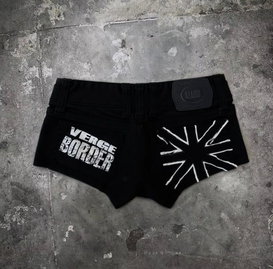 The Verge Border Mini Shorts